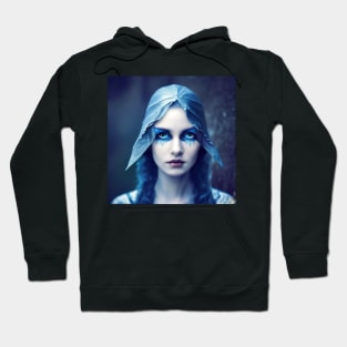 Estara Winterhold - Beautiful Gothic Elf Woman from Another World Hoodie